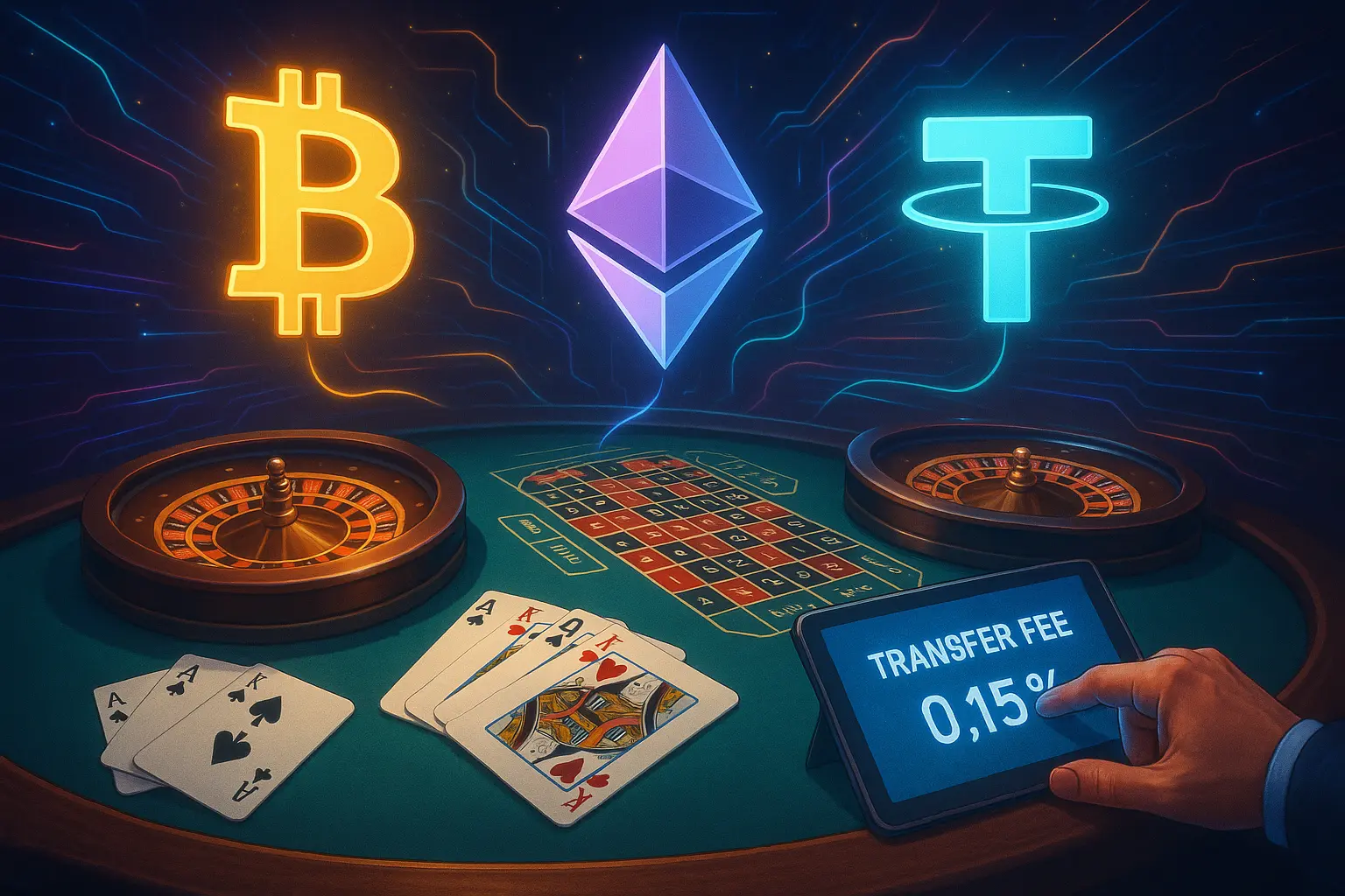 Criptomonedas en casinos en línea
